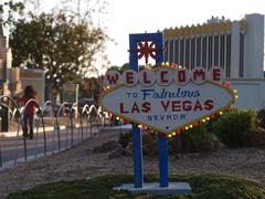 Googie-style Welcome to Fabulous Las Vegas sign in LEGO