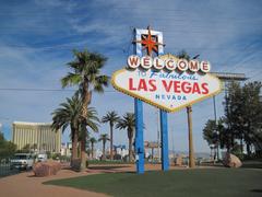 Panoramic view of Las Vegas in 2010