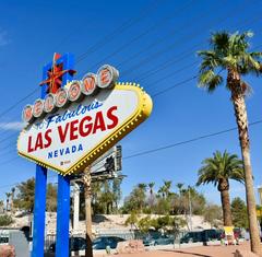 Fabulous Las Vegas sign side view