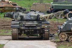 Chieftain Mk.5 '06 FA 89' tank at Duxford Airfield