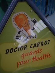 Doctor Carrot poster promoting health