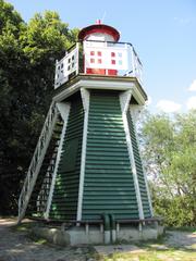 Bunthäuser Spitze lighthouse in Hamburg-Wilhelmsburg