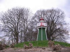 Hamburg Wilhelmsburg Bunthäuser Spitze lighthouse