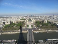 View of Place du Trocadéro et du 11 Novembre from the Eiffel Tower, April 2023