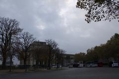 Place du Trocadéro in Paris with prominent architecture and people walking