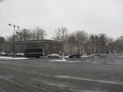 Place du Trocadéro under snow