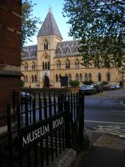 View of Oxford University Museum of Natural History from Museum Road in Oxford, England