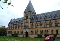 Panoramic view of Oxford city skyline with historical buildings