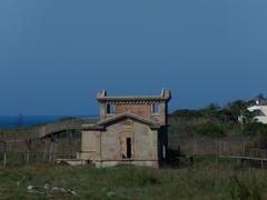 historic building of the old semaphore in El Prat de Llobregat