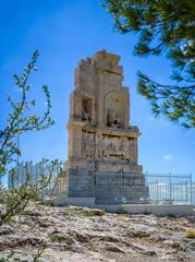 Philopappos Monument on Filopappou Hill in Athens