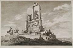 The monument in 1794 by James Stuart and Nicholas Revett