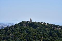 Philopappos Hill from the Acropolis