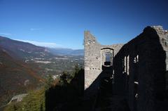 Belfort Castle view of Val di Non