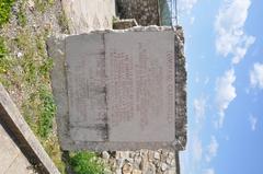 Monument at Castello di Squillace in Italy honoring Tommaso Campanella