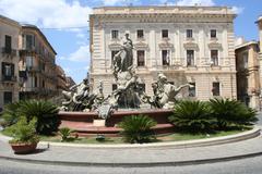 Fontana di Diana in Siracusa, Italy