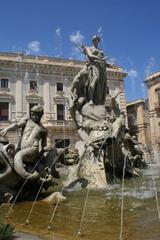 Fountain of Diana in Siracusa, Italy