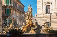 Fountain of Diana in Syracuse, Sicily