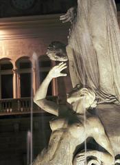 Alpheus and Arethusa Fountain in Syracuse, Italy