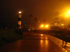 Miraflores Lighthouse at night