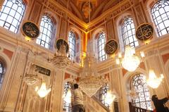 Interior of Ortakoy Mosque in Istanbul