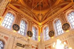 inside view of Ortakoy Mosque in Istanbul