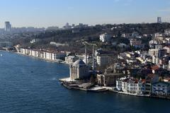 Ortaköy Mosque on the shores of Bosphorus Strait in Beşiktaş, Istanbul