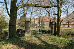 Castle gate at Senden in North Rhine-Westphalia, Germany