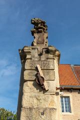 Gate of Senden water castle in Senden, North Rhine-Westphalia, Germany