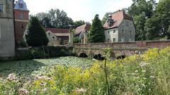 Senden (Westfalen) castle entrance with stone bridge