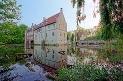 Schloss Senden water castle in Senden, North Rhine-Westphalia