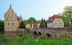 Schloss Senden water castle in Senden, North Rhine-Westphalia, Germany