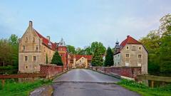 Schloss Senden water castle in Senden, North Rhine-Westphalia, Germany