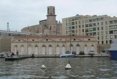 Marseille Vieux Port with docked boats and historic buildings