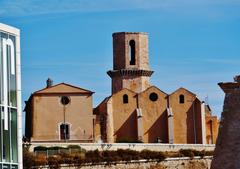 Facade of the Church of St. Lawrence in Marseille