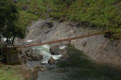 Bridge across the proposed dam site in Silent Valley National Park