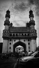 Busy evening at the Charminar