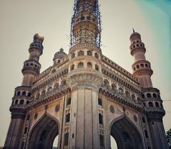 Char Minar at noon in Hyderabad