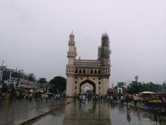 Charminar on a rainy morning