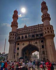 Worm's eye view of the Charminar