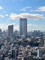 eastern facade of Roppongi Hills Mori Tower in Minato Ward, Tokyo