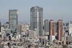 Roppongi Hills and Tokyo Midtown from Yebisu Garden Place