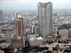 Roppongi Hills from Tokyo Tower during the day