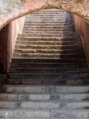 Arch and Stairs at Nishat Bagh