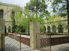 Main entry to a school building