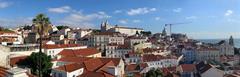 Church of São Vicente of Fora and Alfama district in Lisbon