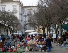 Feira da Ladra flea market in Lisbon