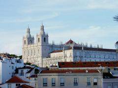 Monastery of São Vicente de Fora in Lisbon with its Baroque façade