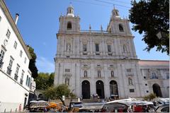 aerial view of Lisbon showcasing historical buildings