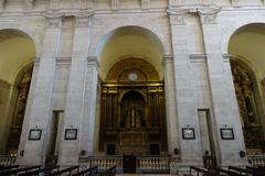 Church of São Vicente of Fora in Lisbon with blue sky