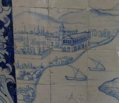 Royal Palace of Almeirim tile in São Vicente de Fora, Lisbon